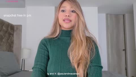 Snapshot of paulaacam chatting on 8, 2, 2026 Paula Andrea online show from 8, 2, 2026