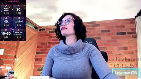 Snapshot of paulinabarnett_ chatting on 4, 11, 2025 Paulina online show from 4, 11, 2025