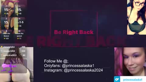 Snapshot of princessalaska1 chatting on 18, 2, 2025 PrincessAlaska online show from 18, 2, 2025