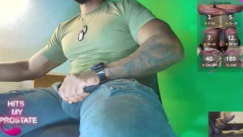 Snapshot of proudlyblack30 chatting on 13, 10, 2025 sergeant. online show from 13, 10, 2025