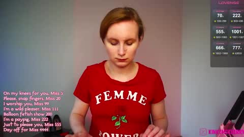 Cherry  Miss Cherry online show from 19, 5, 2026