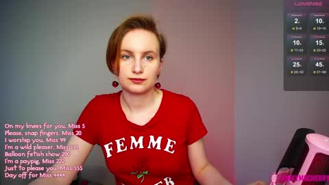 Cherry  Miss Cherry online show from 23, 5, 2026