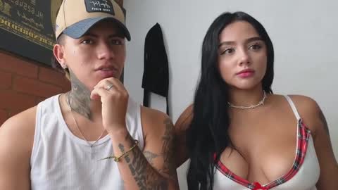 Sahara y Thiago online show from 7, 2, 2025