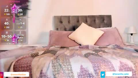 Snapshot of samantha_spike chatting on 14, 1, 2025 Samantha online show from 14, 1, 2025