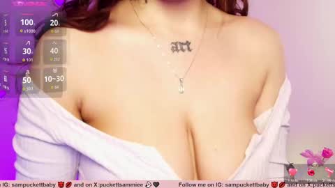 Snapshot of sampuckettbaby chatting on 22, 10, 2025 sampuckettbaby online show from 22, 10, 2025