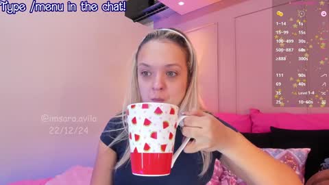SaraAvila  online show from 22, 12, 2024