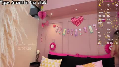 SaraAvila  online show from 2, 3, 2025