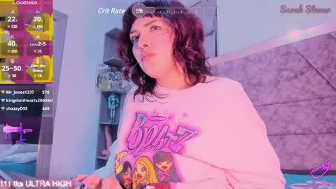 Snapshot of sarah_stoner chatting on 8, 3, 2025 Loren online show from 8, 3, 2025