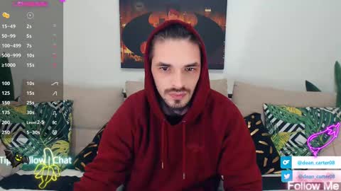 Snapshot of secret_sir chatting on 18, 2, 2025 Dean Carter online show from 18, 2, 2025