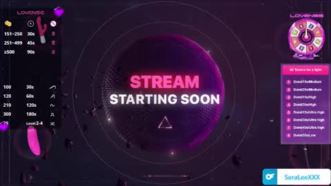 SeraLeeXXX online show from 11, 9, 2025