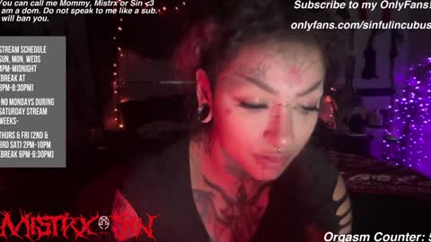 Mistrx Sin online show from 20, 12, 2024