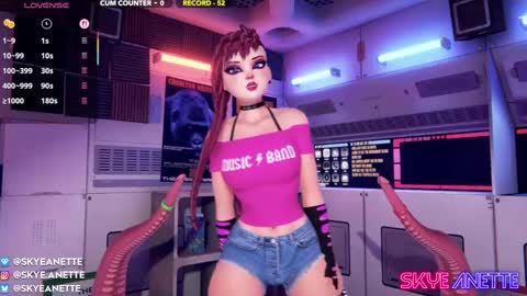 SkyeAnette online show from 7, 3, 2025