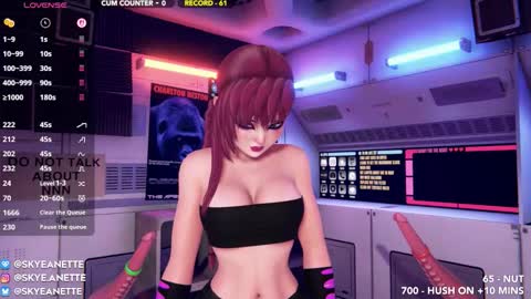 SkyeAnette online show from 1, 12, 2025