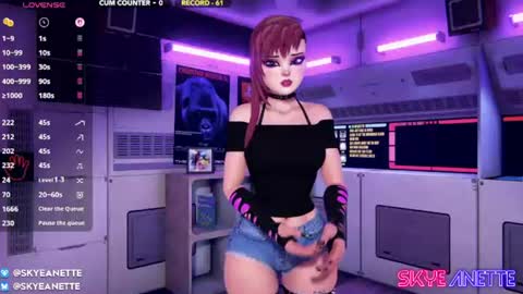 Snapshot of skyeanette chatting on 8, 6, 2026 SkyeAnette online show from 8, 6, 2026