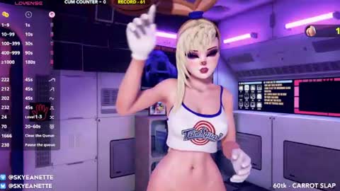 Snapshot of skyeanette chatting on 12, 6, 2026 SkyeAnette online show from 12, 6, 2026