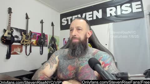 Snapshot of stevenrisenyc chatting on 8, 1, 2025 StevenRiseNYC online show from 8, 1, 2025