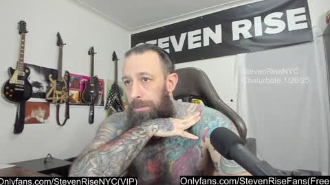 Snapshot of stevenrisenyc chatting on 27, 1, 2025 StevenRiseNYC online show from 27, 1, 2025