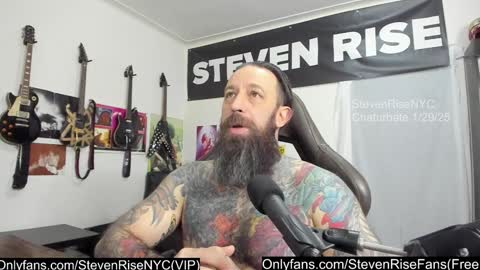 Snapshot of stevenrisenyc chatting on 30, 1, 2025 StevenRiseNYC online show from 30, 1, 2025