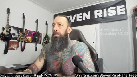 Snapshot of stevenrisenyc chatting on 1, 2, 2025 StevenRiseNYC online show from 1, 2, 2025