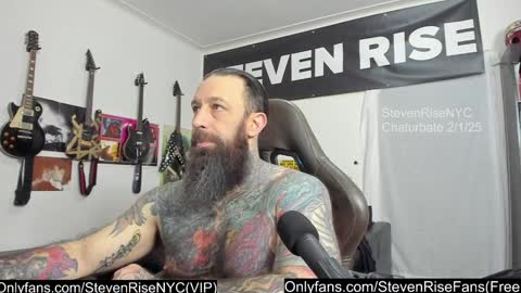 Snapshot of stevenrisenyc chatting on 1, 2, 2025 StevenRiseNYC online show from 1, 2, 2025