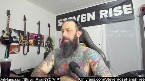 Snapshot of stevenrisenyc chatting on 3, 2, 2025 StevenRiseNYC online show from 3, 2, 2025
