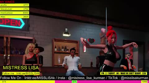  MISTRESS LISA  FIRST 3DXCHAT CAMGIRL   3dxchat anime gaming mistress domina online show from 25, 10, 2025