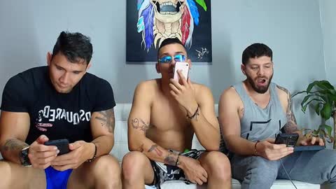 Snapshot of the_golden_boys chatting on 20, 12, 2024 SCOTT THEO KAMERON GENDERSON online show from 20, 12, 2024