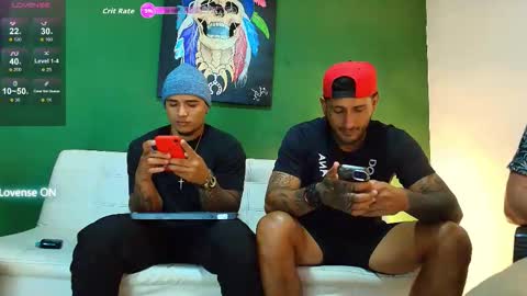 Snapshot of the_golden_boys chatting on 17, 10, 2025 SCOTT THEO KAMERON GENDERSON online show from 17, 10, 2025