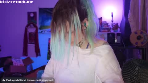 Snapshot of tricky_nymph chatting on 7, 12, 2024 Cassie online show from 7, 12, 2024