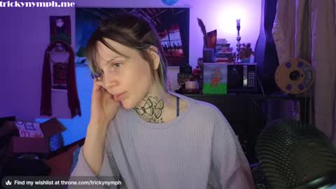 Snapshot of tricky_nymph chatting on 7, 12, 2024 Cassie online show from 7, 12, 2024