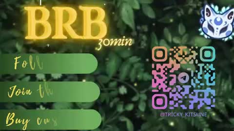 Snapshot of trickykitsune chatting on 13, 7, 2026 trickykitsune online show from 13, 7, 2026