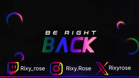 RixyRose online show from 11, 11, 2025