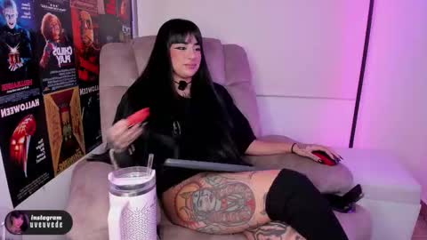 Snapshot of uveuvedee chatting on 2, 12, 2025 Val help me get 100 thumbs up 3 online show from 2, 12, 2025