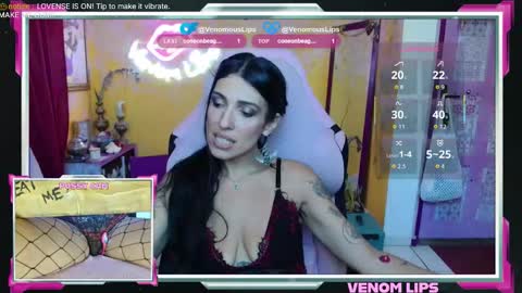 Snapshot of venomouslips chatting on 19, 2, 2026 VenomLips online show from 19, 2, 2026