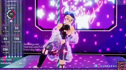 Vex Ruby online show from 9, 11, 2025