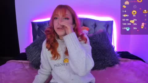 Snapshot of violetaarey chatting on 18, 12, 2024 Violeta  Help me reach 150 thumbs up    online show from 18, 12, 2024