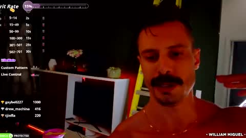 William Miguel online show from 5, 7, 2026