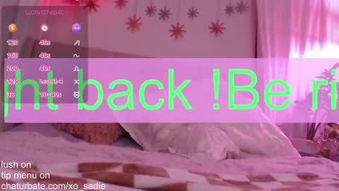 Xo Sadie online show from 1, 3, 2026