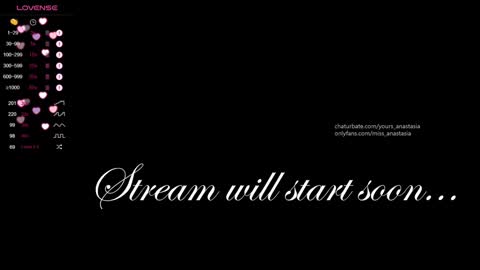 Anastasia online show from 3, 1, 2025