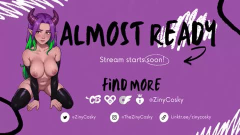 Ziny Cosky online show from 1, 11, 2025