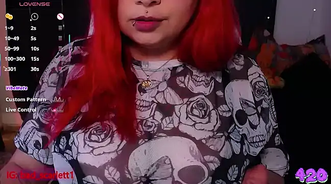 Snapshot of bad_scarlett1 chatting on 11, 3, 2025 bad scarlett1 online show from 11, 3, 2025