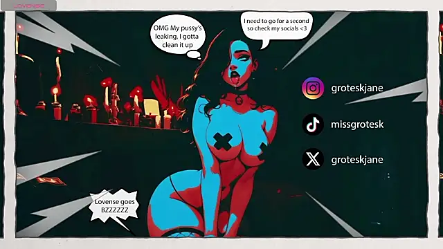 Snapshot of GroteskJane chatting on 17, 3, 2026 GroteskJane online show from 17, 3, 2026