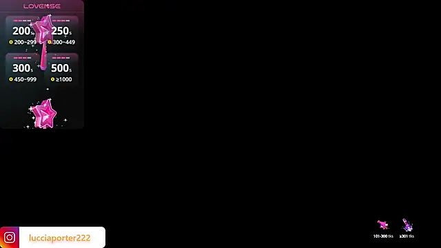 LucciaPorter online show from 18, 12, 2024