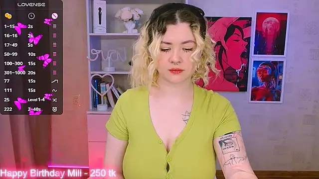 cutie mili online show from 25, 1, 2025