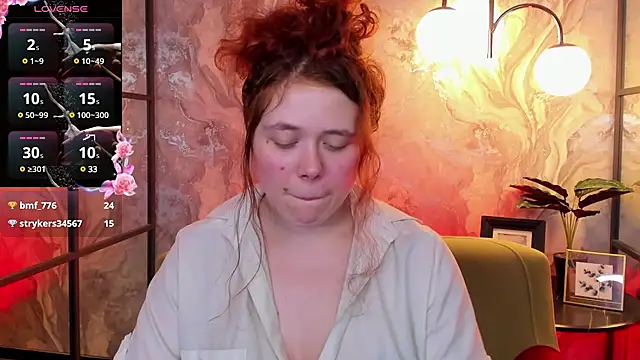 Snapshot of SophiePure chatting on 7, 3, 2025 SophiePure online show from 7, 3, 2025