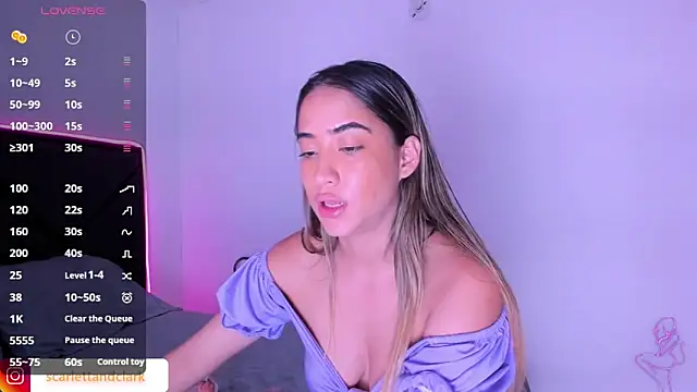 Snapshot of ScarlettAndClark chatting on 1, 3, 2025 ScarlettAndClark online show from 1, 3, 2025