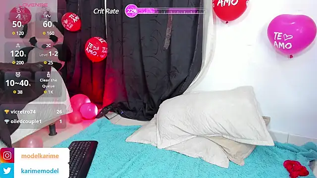 Snapshot of _karime_ chatting on 12, 2, 2025 karime online show from 12, 2, 2025