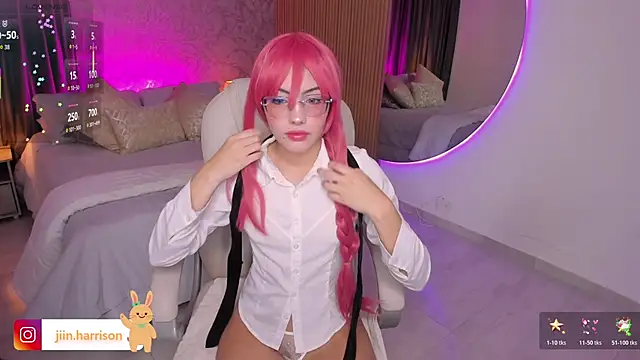 Snapshot of Jin-harrison chatting on 28, 10, 2025 Jin-harrison online show from 28, 10, 2025