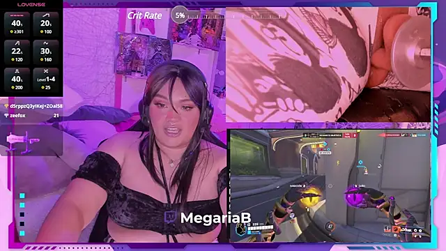 MegariaB online show from 10, 3, 2025