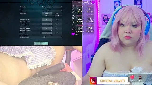 crystal7u7 online show from 21, 10, 2025